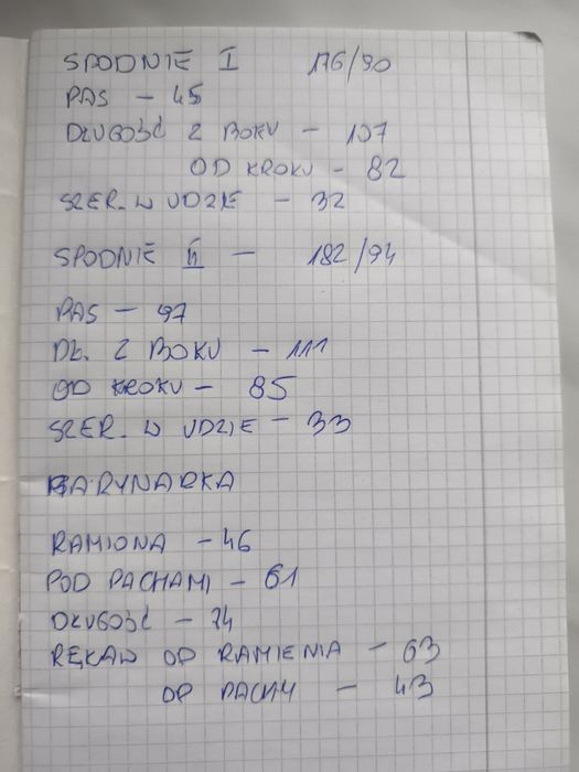 Nowy garnitur czarny rozmiar 50/176