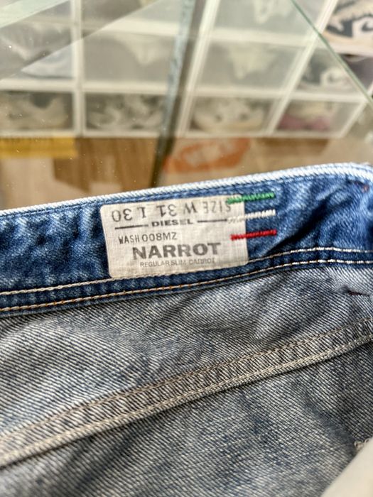 Diesel calças de ganga Carrot fit