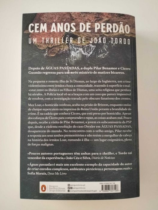 Livro "Cem Anos de Perdão" - João Tordo