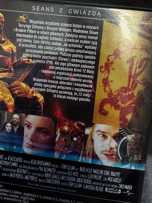 Płyta DVD, 12 małp
