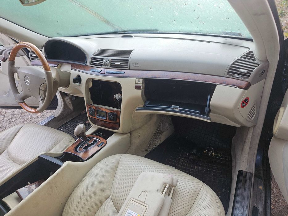 Fotel fotele mercedes w220 osłony spodu lift beżowe