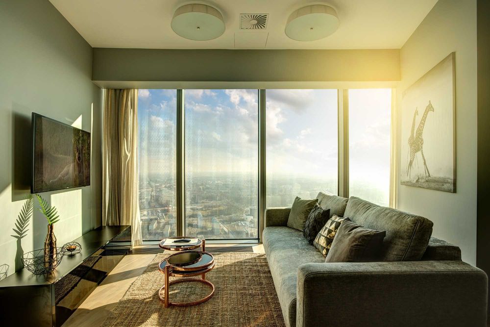 Luksusowy apartament w Sky Tower