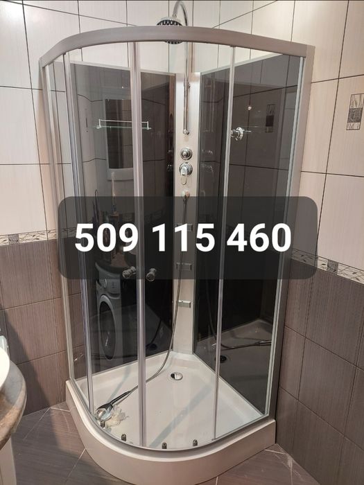 Montaż kabin usługi hydrauliczne hydraulik czyszczenie rur udrażnianie