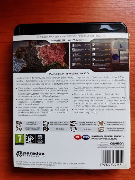 Hearts of Iron 3: Złota Edycja + dodatek - gra PC