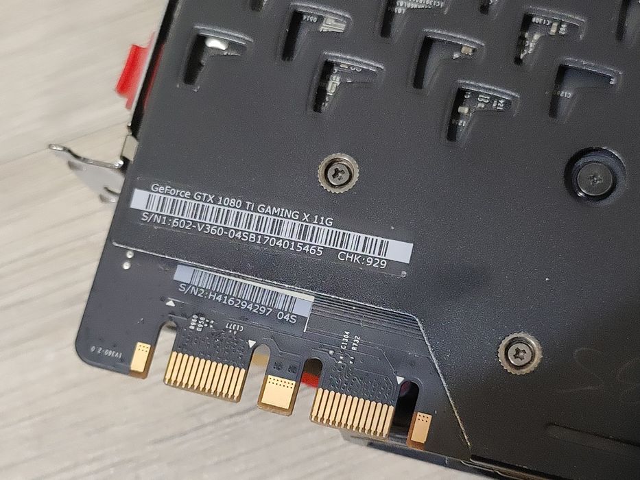 Відеокарта GTX 1080Ti 11GB Msi Gaming X1GD