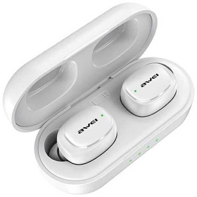 Навушники Awei T13 Pro ENC TWS White Bluetooth 5.3