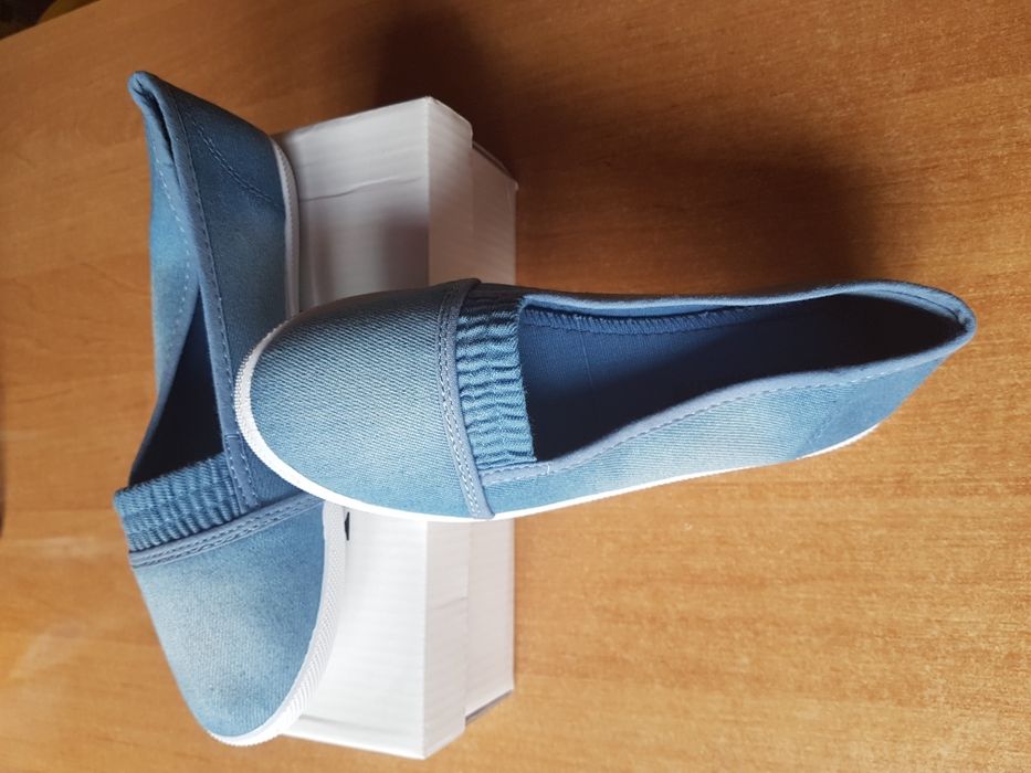Fajne dzinsowe tenisowki rozm 35 buty espadryle