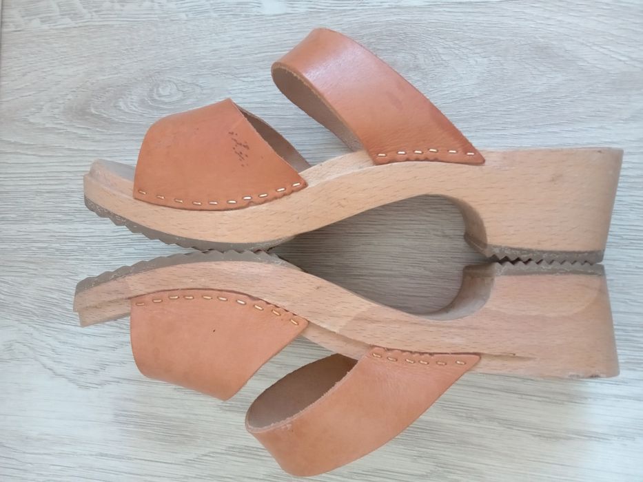 Aigle klapki drewniaki 39