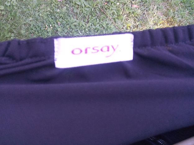 Bluzka Orsay 40 L czarna gothic goth szyfonowa czerń czarna gotik