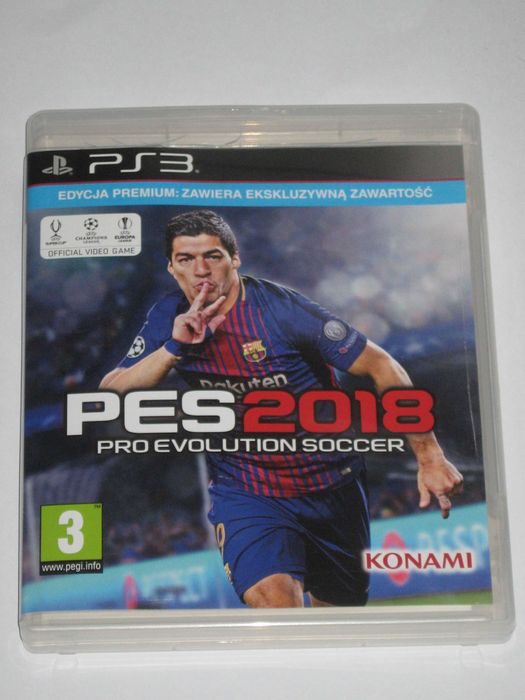 PES 2018 PES2018 Pro Evolution Soccer 2018 bdb! PS3