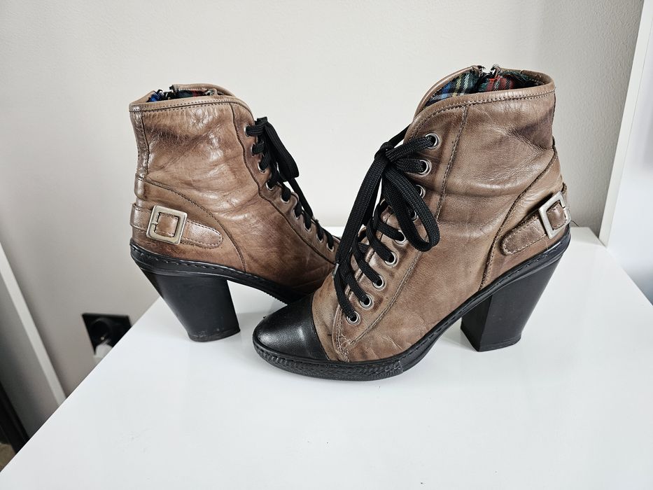 Buty botki skóra Prima Moda r. 38