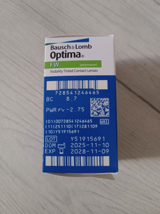 Контактні лінзи Optima FW 4 лінзи