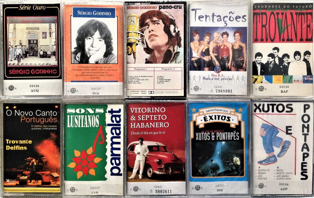 80 Cassetes - Musica Portuguesa - Raras - Muito Bom Estado