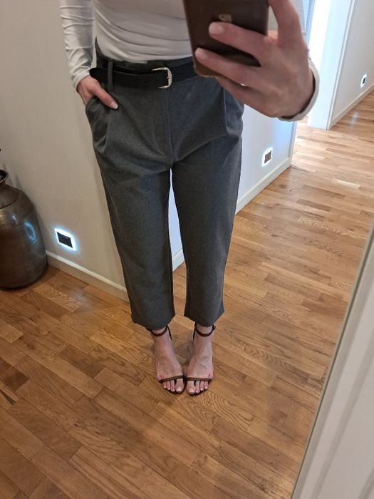 Zara spodnie szare