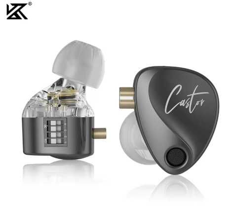 Наушники KZ Castor (Bass / Harman Edition) под замену кабеля