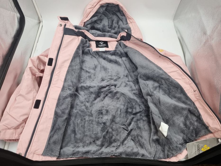 Kurtka zinowa dziewczęca jasny róż Gemyse 152-158