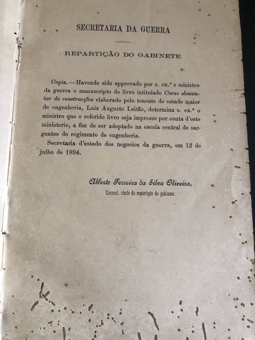 Curso Elementar de Construcoes 1894