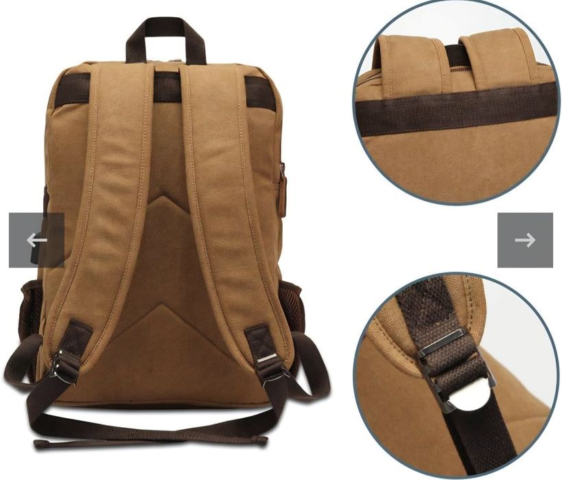 Plecak brązowy męski