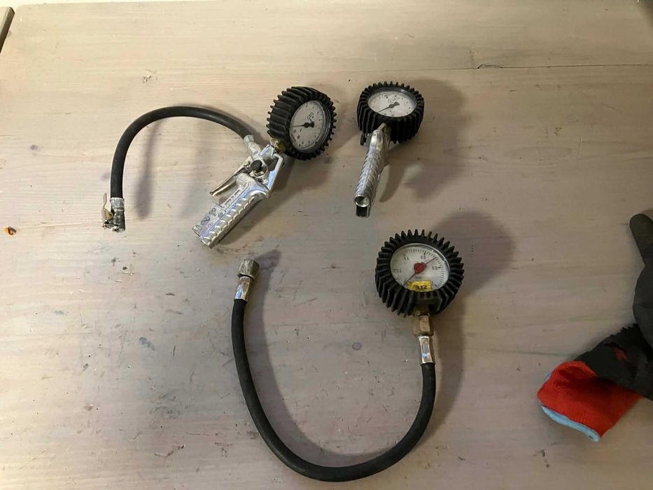 manometry i pistolety, do pompowania