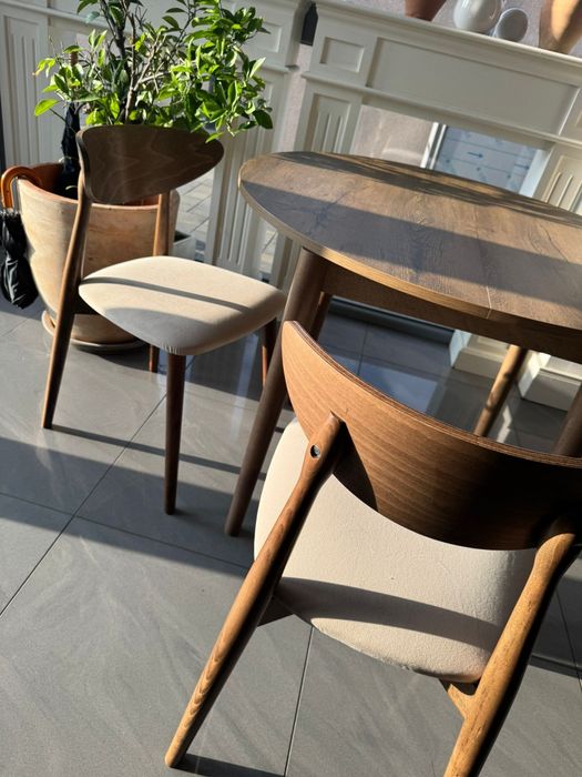 Komplet 4 szt krzeseł drewnianych Oslo,Różne Wybarwienia