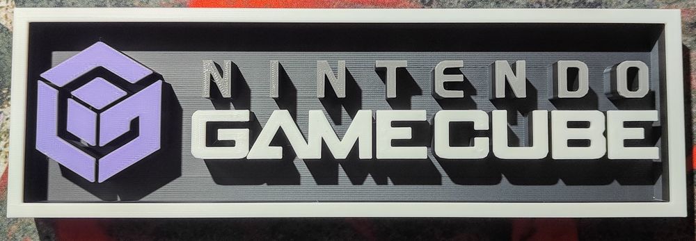 Placas decorativas de consolas retro 3D