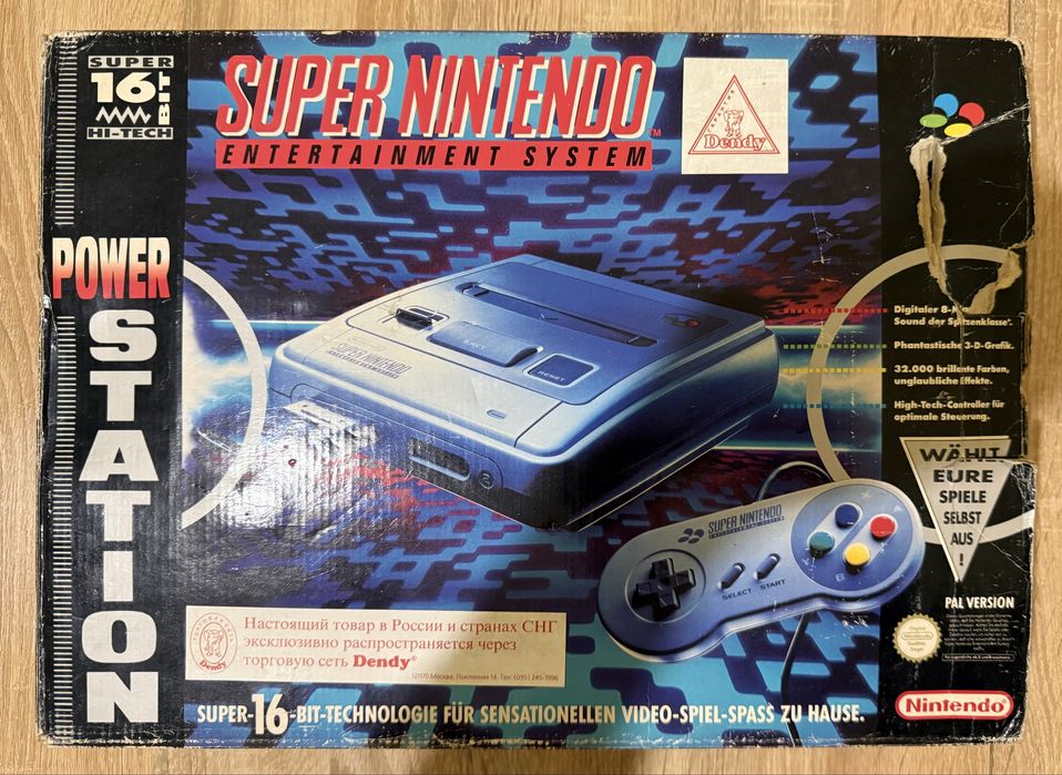 Super nintendo консоль