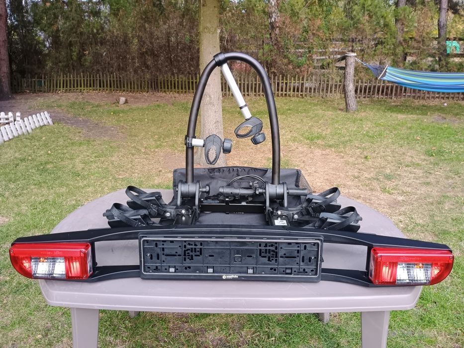 Bagażnik rowerowy na hak Westfalia BC 60 black na 2 rowery udźwig 60 kg torba również e-bike