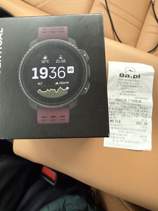 Suunto vertical blqck ruby nowy