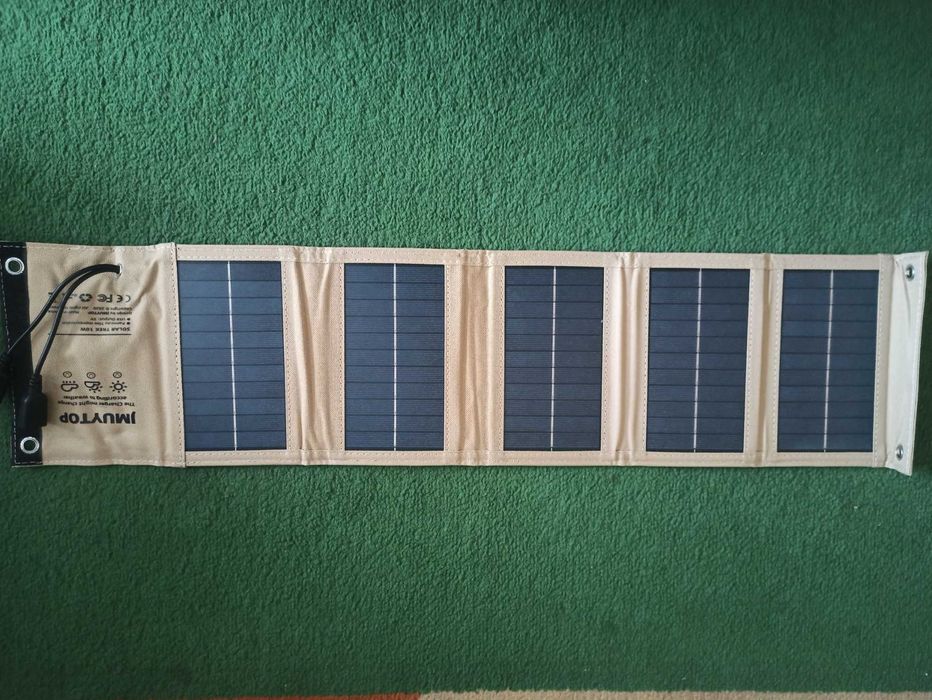 Портативна сонячна панель (зарядка) 10W 5V 1.5A (USB вихід) Jmuytop