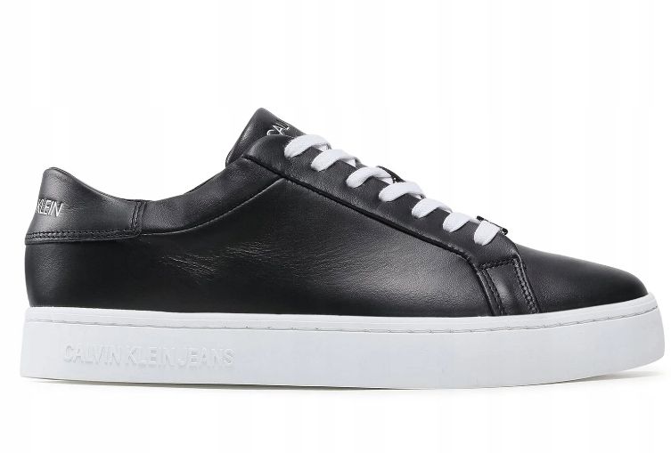Calvin klein jeans damskie czarne buty sportowe skórzane 39 3p5g1 eu39 3_5