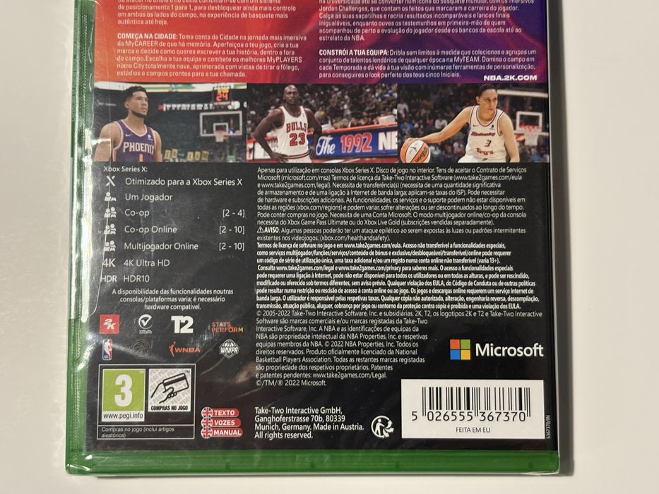 Jogo NBA 2K23 Xbox Series X
