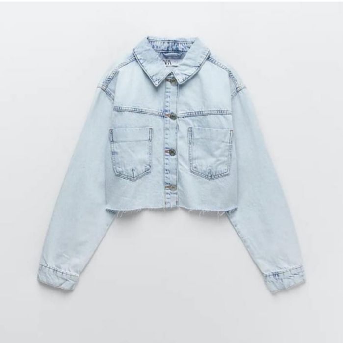 Джинсовка Zara куртка джинсова