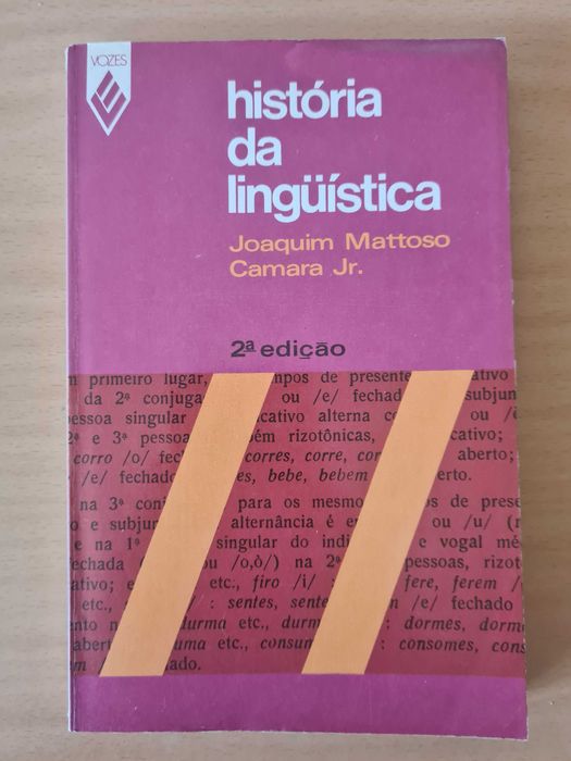 Livro "História da Linguística" de Joaquim Mattoso Camara Jr.