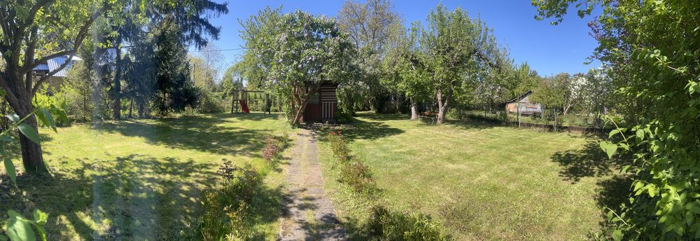 ROD Waszyngtona / Kinowa 490 m² | prąd, woda, WC | duży, zaciszny ogród