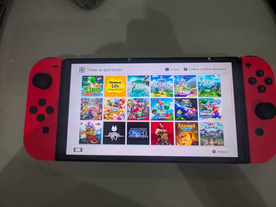 Nintendo switch oled desbloqueada 512gg