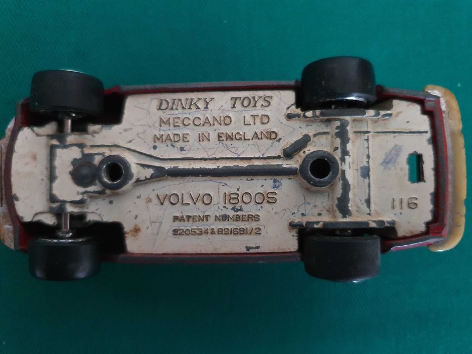 Volvo 1800S, Nº 116, Dinky Toys Meccano LTD, escala 1/42 - anos 50/60