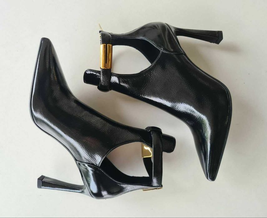 Botki skórzane włoskiej marki SPAZIO MODA