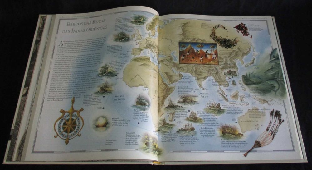 Livro Atlas dos Naufrágios e Tesouros Nigel Pickford