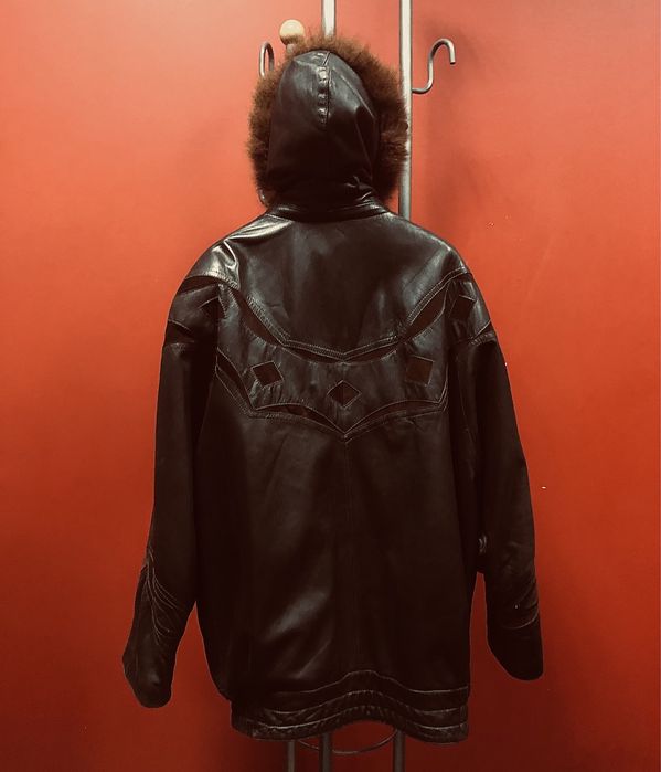 Casaco de pele verdadeiro, Tamanho 42, XL pequeno.