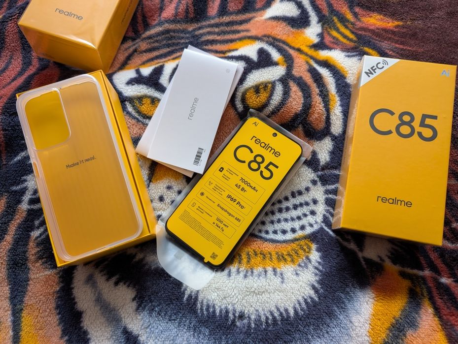 Продам Новий Захищений Realme C85 4G .6/128 GB.NFC.