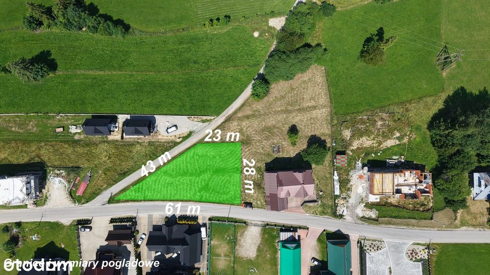 Działka w Gliczarowie Górnym przy ul. Wierchowej