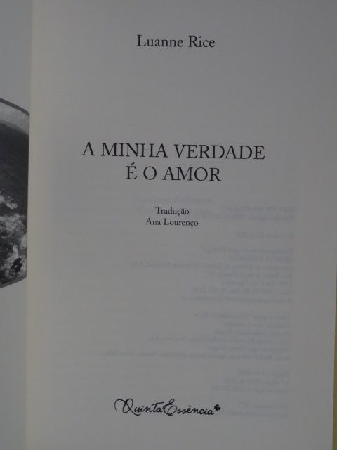 A Minha Verdade é o Amor de Luanne Rice