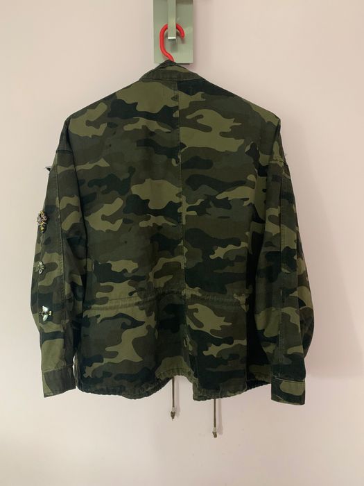 H&M kurtka bluza moro naszywki