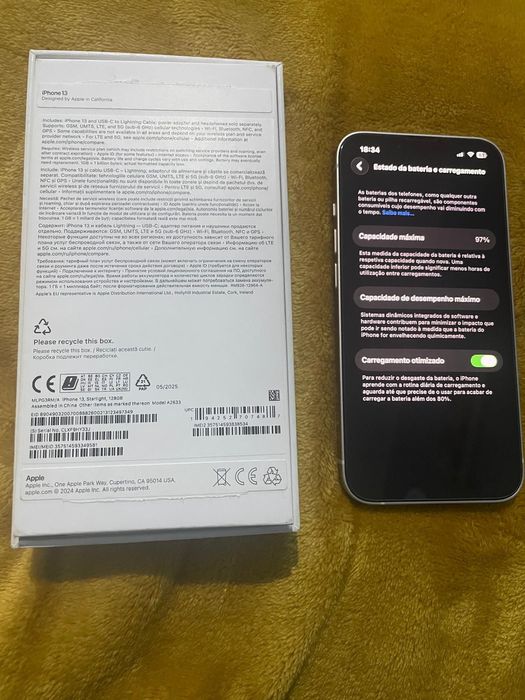 iPhone 13 branco 128GB