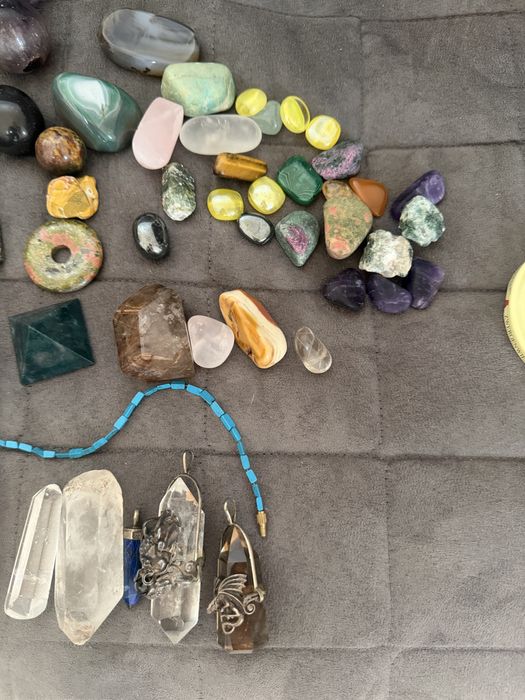 Zestaw minerałów , mineraly