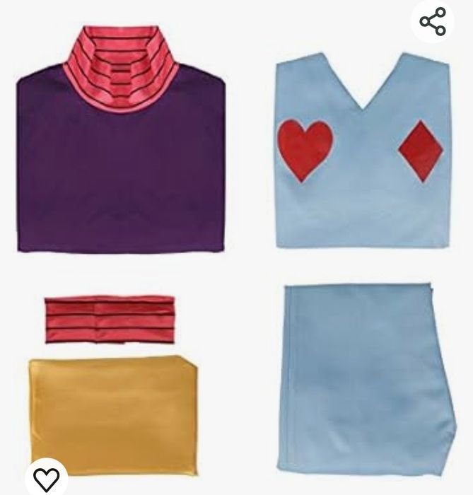 NUWIND XL Hunter Hisoka anime kostium cosplay kostium pełny zestaw na
