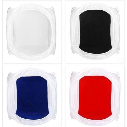 Estúdio 60 X 60cm tenda fotografia produto softbox fundo infinito