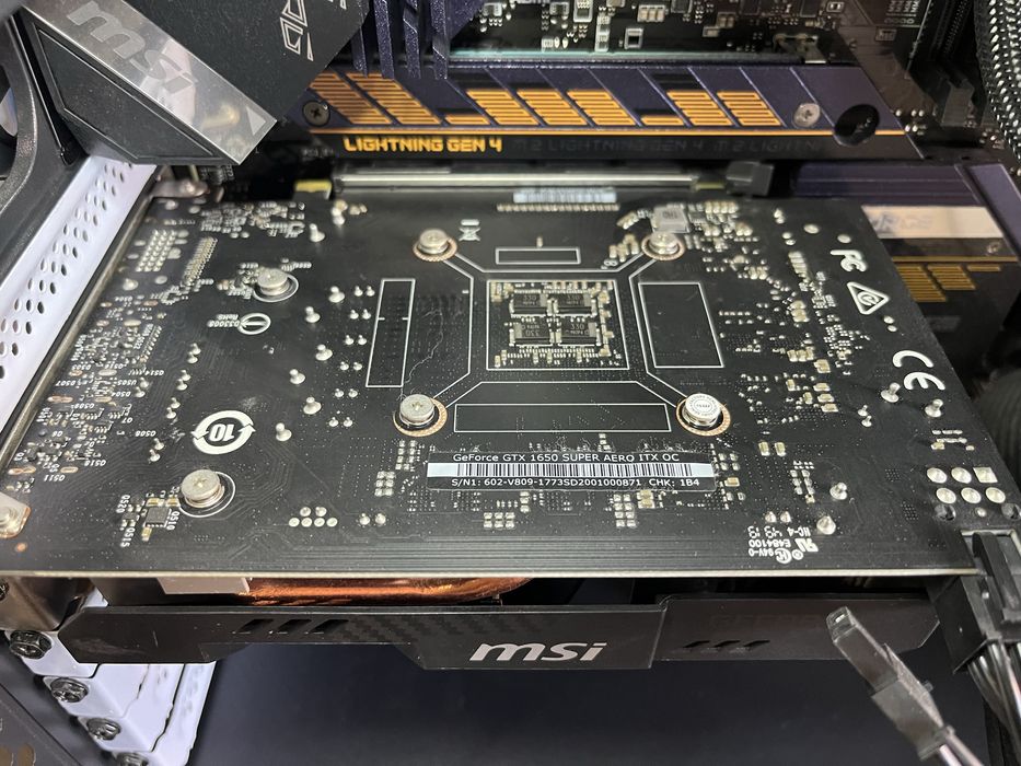 Gráfica MSI GeForce GTX 1650 SUPER AERO ITX OC 4GB