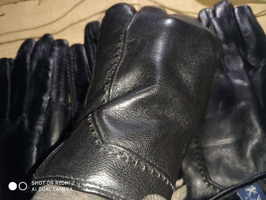 Новые перчатки мужские натуральная кожа Touch screen сенсорные унисекс