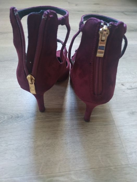 Sapatos Seaside bordô